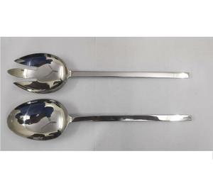 Ensemble de serveur de salade en marteau en acier inoxydable à la mode pour la maison hôtel Restaurant utiliser ustensiles de cuisine fourchette à salade cuillère outil de service ustensiles - Product Image 3