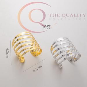 แหวนรัดผ้าเช็ดปากงานแต่งงานโลหะทันสมัย หรูหรา เป็นมิตรกับสิ่งแวดล้อม พร้อมสีที่ปรับแต่งได้ สำหรับโต๊ะอาหาร ตกแต่งบ้าน - Product Image 2