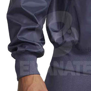 Chaqueta Cortavientos con Capucha de Lona para Hombre, Estilo Urbano, con Logotipo Frontal, Color Personalizado, Cierre de Cremallera, Impermeable, Ligera, para Invierno - Product Image 6