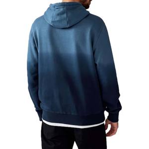 Sudadera con Capucha de Algodón para Hombre, Gruesa, de Invierno, con Forro Polar, Diseño de Logotipo Bordado con Pedrería, Patrón Sólido en la Parte Delantera - Product Image 3