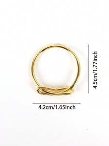 Anneau de serviette en acier inoxydable imprimé personnalisé le plus vendu porte-serviettes de cuisine en métal fêtes d'anniversaire rond de serviette décoratif de table - Product Image 5