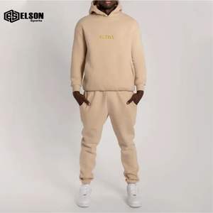 Nouvel arrivage Ensemble pull à capuche surdimensionné et pantalon de survêtement à prix de gros survêtement délavé à l'acide pour hommes - Product Image 2