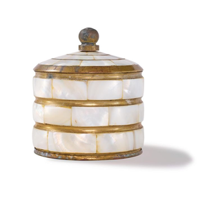 Boîte de rangement pour bijoux écologique avec incrustation de nacre décorative |   Boîte à souvenirs artisanale pour collier, cadeau et décoration intérieure - Product Image 6