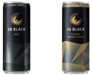 Boisson énergisante 28 Black Energy Drink 250ml saveur Açaï, Mangue, Kiwi, Cerise acidulée en canette pour la salle de sport, les fêtes et l'apport quotidien en caféine - Product Image 6