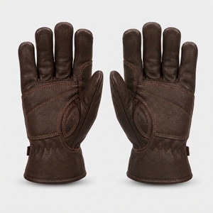 Gants en cuir véritable antidérapants, épaisseur 10 mil, sans poudre, conçus pour une manipulation confortable, matériau robuste, ajustement flexible, durables - Product Image 1