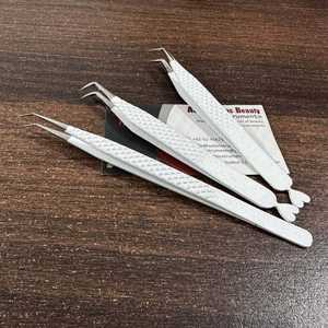 แหนบติดขนตาสีขาววิ้งๆ รูปหัวใจ สแตนเลส กันเหงื่อ สกรีนโลโก้ตามสั่ง น้ำหนักเบา ทนทาน - Product Image 6