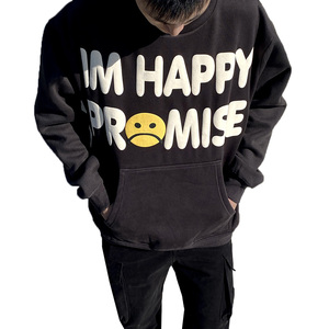 Sweats à capuche pour hommes avec impression en relief, vêtements décontractés, sweats à capuche personnalisés de haute qualité avec impression en relief pour adultes à prix avantageux - Product Image 2