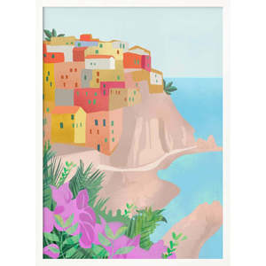Cinque Terre Italy Digital <b>Printed</b> Artwork - Product Image 3