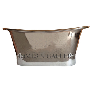 อ่างอาบน้ำเป่าลมทองแดงแท้ขนาดใหญ่สำหรับผู้ใหญ่ทำด้วยมือกล่องโลหะสำหรับใช้ในบ้าน - Product Image 4