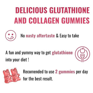 Gummies au Collagène, Folate et Glutathion : Mélange de Collagène pour une Peau Éclaircissante et Lumineuse – Gummies Vitaminées au Collagène - Product Image 5