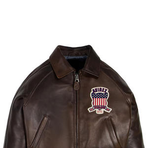 เสื้อแจ็คเก็ตหนังแท้ Avirex สำหรับผู้หญิง รุ่นพรีเมียม สำหรับฤดูหนาว กันลม กันน้ำ สีพื้น มีทุกขนาด ราคาดีที่สุด - Product Image 4