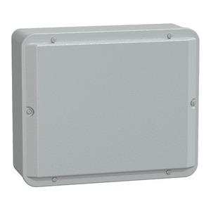 Per Schneider Electric NSYDBN3025 Scatola Industriale in Metallo con Coperchio Piatto Basso H307xW257xD116 IP55 RAL 7035 Grigio - Product Image 1
