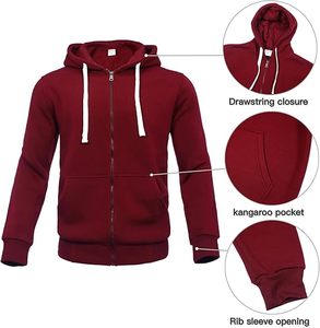 Chándal OEM ajustado pulóver con capucha para correr para hombre último diseño al por mayor - Product Image 4