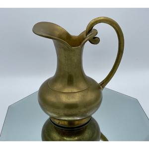 เหยือกทองเหลืองหนักเหยือกตกแต่งเหยือกสำเนียงทำในอินเดีย - Product Image 5