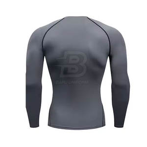 Dernière conception MMA Rash Guard Spandex Poleyster MMA Rash Guard haute qualité MMA Rash Guard à vendre - Product Image 2