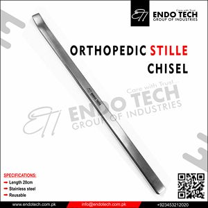 Endo Tech Manual Osteotome with Finger Grip <b>Ears</b> Eyes for Nose and Throat Surgery - Product Image 6