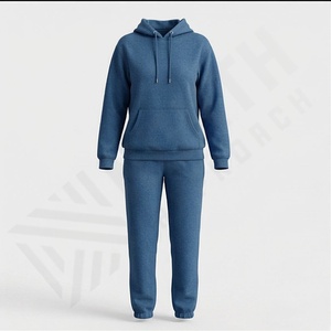Chándales de Invierno con Capucha para Mujer, Talla Personalizada, 100% Algodón Transpirable, Diseño 2 en 1, Precio Competitivo, Nueva Llegada, Premium para Gimnasio - Product Image 1