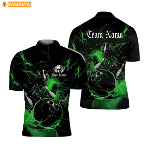 Camisas de bolos sublimadas ligeras SAMAVIA para torneos de EE. UU. Uniformes de equipo de ajuste personalizado - Product Image 5