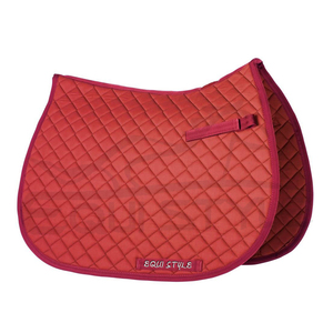 Vente en gros de tapis de selle de cheval en coton matelassé avec logo brodé taille réelle personnalisés directement à l'usine tapis de selle de cheval - Product Image 6