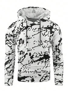 Servicio OEM, Sudadera Térmica Deportiva para Hombre con Logotipo Personalizado, Sudadera con Capucha de Alta Calidad en Algodón, Poliéster y Forro Polar 3D Sublimado - Product Image 3