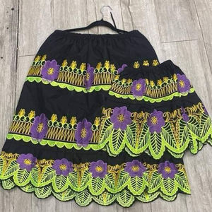 Dernière mode, jupes hawaïennes en coton, design Guam Micronésie, jupe en polyester à fleurs brodées imprimées pour femmes 2026 - Product Image 2