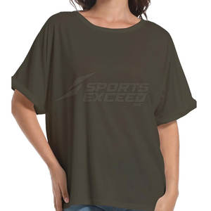 Recién llegado, camiseta de gran tamaño, buena calidad, cuello redondo, manga corta, camisetas de gran tamaño, camiseta de gran tamaño de tamaño personalizado para la venta - Product Image 2