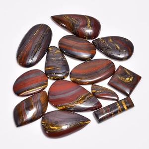 Top qualité fer oeil de tigre pierres précieuses en vrac mélanger forme et taille énergie guérison fer oeil de tigre Cabochon Lot disponible à la vente - Product Image 6