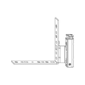 Charnière inférieure de châssis pour bois, droite 12/18-9 (MACO 54710) - Product Image 1