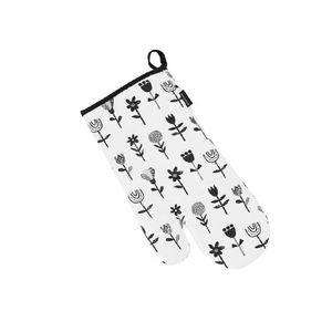 Mitaines de four de cuisine 100% coton toile imprimée personnalisée résistante à la chaleur et réutilisable écologique pour les gants de chef de cuisine à domicile - Product Image 5