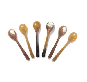 Cuillères en corne meilleur matériau ensemble de couverts en corne meilleure vaisselle conception de finition personnalisée disponible - Product Image 6