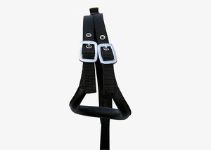 Harnais de conduite en noyer pour cheval unique, couleur noire avec rêne de couleur or en pleine taille COB et péphémère - Product Image 6