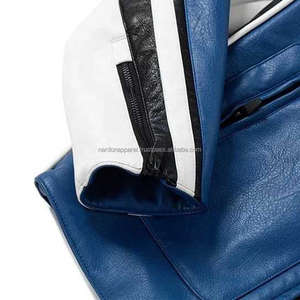 Nardon Apparel Chaqueta de cuero para hombre Precio al por mayor Chaqueta de cuero Pu Chaqueta de cuero de moda para hombre - Product Image 6