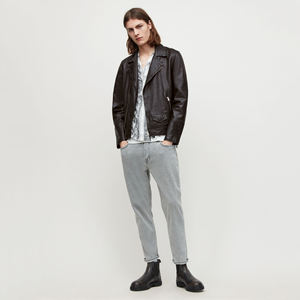 Chaqueta de cuero de oveja para hombre, el mejor diseño, venta al por mayor, precio barato, transpirable, 2022 - Product Image 5