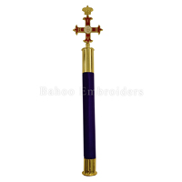 RÉGALIA MAÇONNIQUE CROIX ROUGE DE CONSTANTINE BATONS-CHEVALIER TEMPLIER BATON TOP BATON MAÇONNIQUE