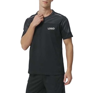 Conjunto Deportivo Personalizado con Logotipo para Hombre, Ropa de Gimnasio Transpirable, Pantalones Cortos y Camiseta, Chándal Deportivo de Algodón Transpirable - Product Image 2