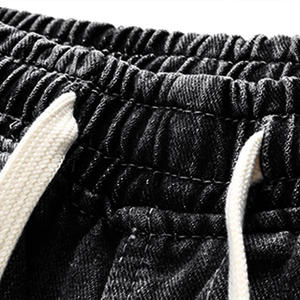 Custom Design Mens Acid Washed Denim <b>Shorts</b> Private Label Logo Embroidery Printing Tag Options OEM Factory Bulk Orders - Product Image 6