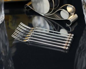 "Juego de tenedores de acero inoxidable para restaurante y Hotel, juego de cubiertos, juego de cubiertos, perfecto para el hogar, comedor, mesa, accesorios de Metal - Product Image 3