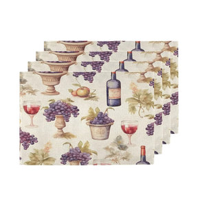 Bulk Supply New Style Organic Cotton Ecofriendly Custom Made <b>Table</b> Placemat with Customized Logo - Product Image 4