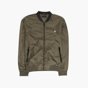Solid Color Zip Up <b>Men's</b> Bomber <b>Jacket</b> 100% High Quality Breathable <b>Lightweight</b> <b>Men's</b> Bomber <b>Jacket</b> For Sale - Product Image 6