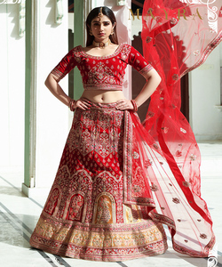 À la mode rayonne coton broderie miroir travail lehenga choli avec dupatta fête porter prix de gros ethnique vêtement alphanumero - Product Image 6