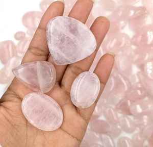 Piedra preciosa de cuarzo rosa, lote de cabujones sueltos de cuarzo rosa natural, hermosa piedra preciosa de cuarzo rosa, cuarzo único para joyería. - Product Image 6