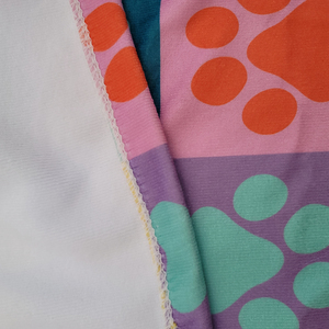 Toallas de <span class=keywords><strong>playa</strong></span> de alto espesor 100% poliéster Terry microfibra tejido de trama 400GSM Impresión de sublimación personalizada baño piscina paño de natación - Product Image 5