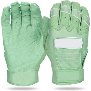 Gants de sport professionnels unisexes en cuir et polyester de haute qualité pour adultes, avec support de poignet rembourré pour le frappeur de baseball, personnalisables - Product Image 2