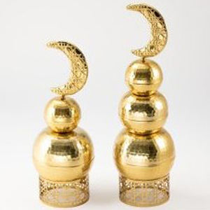 Fantaisie blanc métal haute qualité Minaret décor pour mariage populaire fer métal écologique vente directe d'usine - Product Image 6