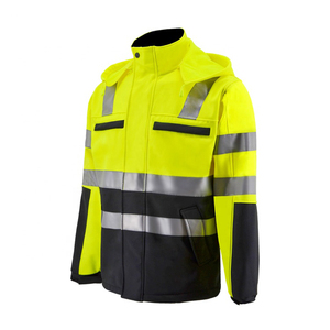 Nueva llegada de alta calidad de seguridad de alta calidad ropa de trabajo de alta visibilidad de seguridad reflectante llama de los hombres - Product Image 1