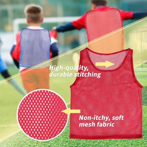 Scrimmage Chalecos Pinnies Equipo Práctica Jerseys para Niños Jóvenes Adultos para Fútbol Baloncesto Hecho Camiseta para hombres - Product Image 3
