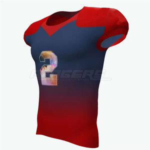 Jersey de Fútbol Americano de Fabricación Pakistaní, Jersey con Botones, Jersey de Fútbol Americano de Color Sólido - Product Image 4