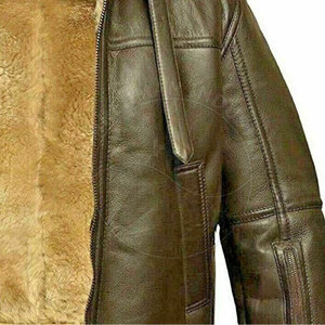 Wholesale Custom Size <b>Shearling</b> <b>Jacket</b> Outdoor Use <b>Shearling</b> <b>Jacket</b> New Arrival <b>Men</b> <b>Shearling</b> <b>Jacket</b> - Product Image 5