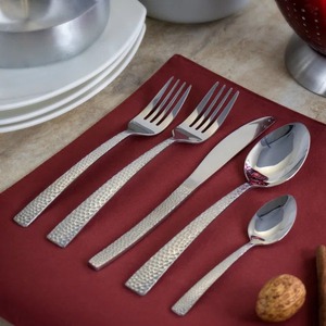 Juego de Cubiertos de Acero Inoxidable Ecológico con Mango con Diseño de Madera, Servicio de Cubiertos Rústicos para Bodas para 4 Personas, Cubiertos Modernos para Casa de Campo - Product Image 5