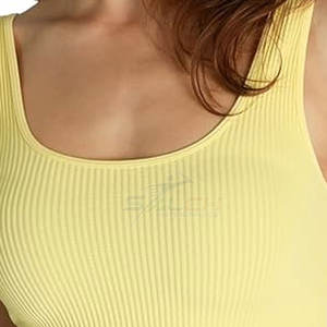 เสื้อครอปสั้นถักไร้รอยต่อของผู้หญิงพร้อมผ้ายืดเป็นมิตรกับสิ่งแวดล้อมสำหรับสวมใส่ทุกวันและออกกำลังกาย - Product Image 6